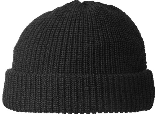 fiebig Mütze in 100% Wolle Seewasserfest!, Farben:schwarz von fiebig