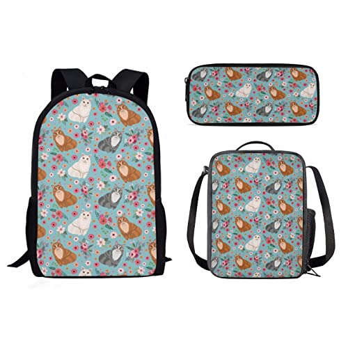 3-teiliges Reiserucksack-Set, kleine Kinder, Schultaschen, Lunchbox, Bleistiftbeutel für Mädchen, Jungen, Teenager, Frauen, Männer, Kleinkinder, Büchertasche, Wandern, Tagesrucksäcke, von fifbird