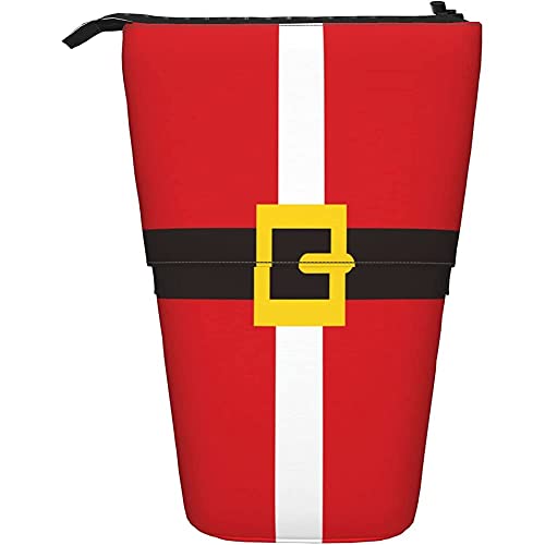 Federmäppchen, Weihnachtsdekoration, Weihnachtsmann, rote Kleidung und Gürtel, aufrechtes Federmäppchen, langlebig, stehend, Stifthalter, leichte Stifttasche, für Büro, Teenager, merhfarbig, Federmäppchen, Weihnachtsdekoration, Weihnachtsmann, rote Kleidung und Gürtel, aufrechtes Federmäppchen, langlebig, stehend, Stifthalter, leichte Stifttasche, für Büro, Teenager, merhfarbig, von fifbird