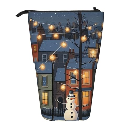 fifbird Clipart Schneemann Stehendes Federmäppchen, niedliche Stifttasche, Teleskop-Schreibwaren-Tasche, Make-up-Kosmetiktasche für Damen, Büro, mehrfarbig, Einheitsgröße, Kosmetiktasche fifbird Clipart Schneemann Stehendes Federmäppchen, niedliche Stifttasche, Teleskop-Schreibwaren-Tasche, Make-up-Kosmetiktasche für Damen, Büro, mehrfarbig, Einheitsgröße, Kosmetiktasche von fifbird