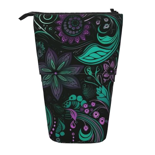 fifbird Elegantes Federmäppchen mit Tribal-Muster, niedliches Stiftetui, Teleskop-Schreibwaren-Tasche, Make-up-Kosmetiktasche für Damen, Büro, mehrfarbig, Einheitsgröße, Kosmetiktasche fifbird Elegantes Federmäppchen mit Tribal-Muster, niedliches Stiftetui, Teleskop-Schreibwaren-Tasche, Make-up-Kosmetiktasche für Damen, Büro, mehrfarbig, Einheitsgröße, Kosmetiktasche von fifbird
