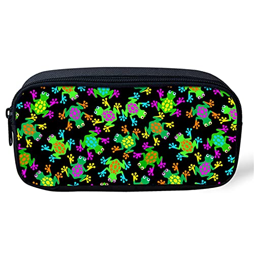 fifbird Federmäppchen mit Cartoon-Frosch-Druck, niedliches Federmäppchen, Stiftebox für Schüler, Kinder, Aufbewahrung, Stifteetui, Organizer mit Reißverschluss fifbird Federmäppchen mit Cartoon-Frosch-Druck, niedliches Federmäppchen, Stiftebox für Schüler, Kinder, Aufbewahrung, Stifteetui, Organizer mit Reißverschluss von fifbird