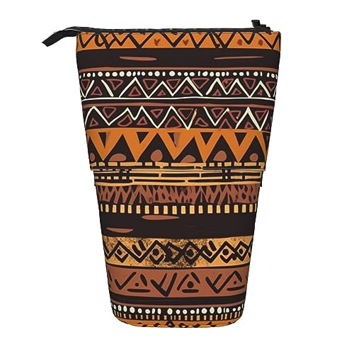 fifbird Federmäppchen mit afrikanischem Schlammstoff, niedliches Stiftetui, Teleskop-Schreibwaren-Tasche, Make-up-Kosmetiktasche für Damen, Büro, mehrfarbig, Einheitsgröße, Kosmetiktasche fifbird Federmäppchen mit afrikanischem Schlammstoff, niedliches Stiftetui, Teleskop-Schreibwaren-Tasche, Make-up-Kosmetiktasche für Damen, Büro, mehrfarbig, Einheitsgröße, Kosmetiktasche von fifbird