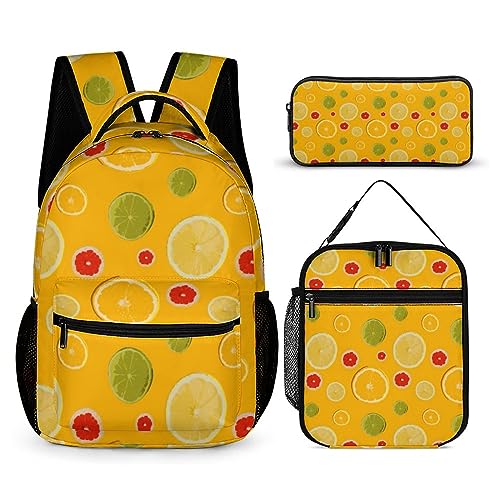 fifbird Kinder Rucksack Federmäppchen Umhängetasche 3er Set Geometrische Muster Schule Federmäppchen für Jungen Mädchen Laptop Rucksäcke, Tt-18, Einheitsgröße, Tagesrucksäcke von fifbird