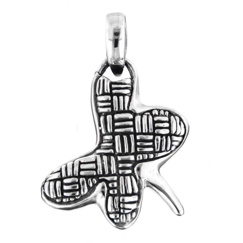 1 1/16"Blume 925 Sterling Silber Anhänger von fifirosedesigns