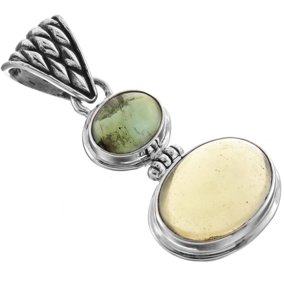 "Wunderschöner Zitronenquarz Prynit 925Er Sterling Silber Anhänger." von fifirosedesigns