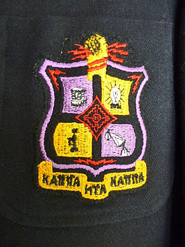 Reduziert 1950's Man's 40L Jacket Mit College Insignia Patch/Blazer Sakko von fifisfinds