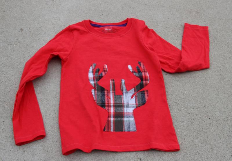 Spielraum - Applikation Hirsch Langarm T-Shirt Spielraum - Applikation Hirsch Langarm T-Shirt von fifteenfifteen