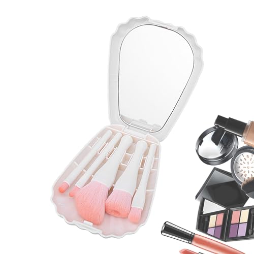 Kosmetikpinsel Set Make-up Pinsel Set mit Spiegel Make-up Pinsel Set Süße Conchoïal Make-up Pinsel für Teenager-Mädchen Fiira von fiira