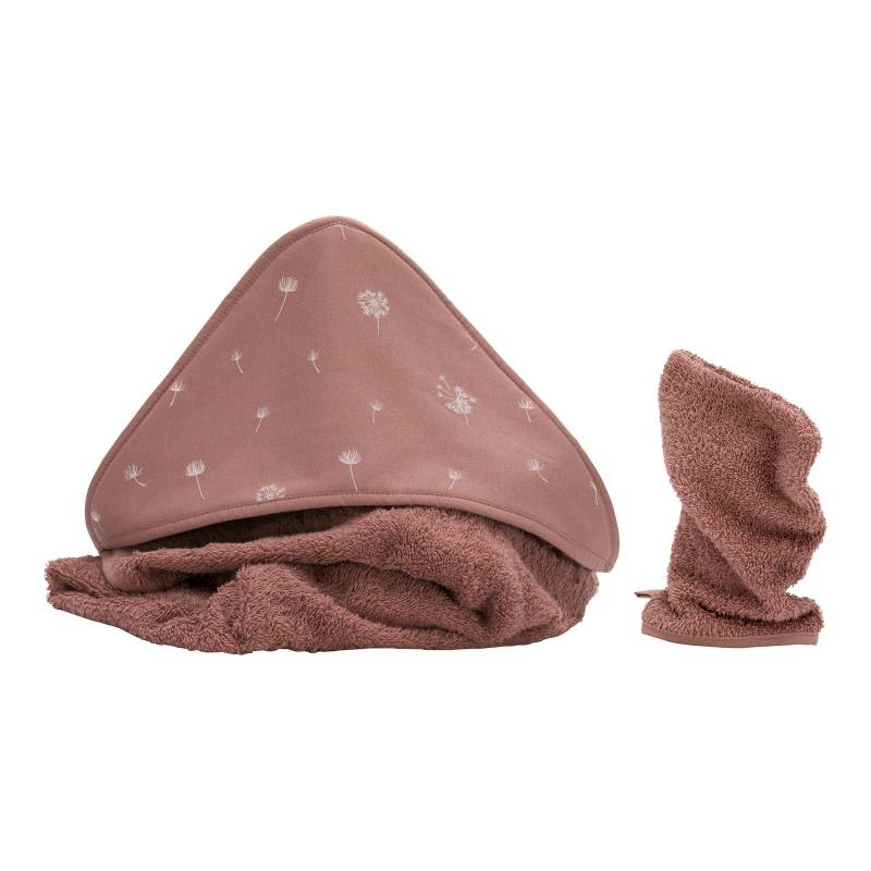 Fillikid Kapuzenbadetuch Set rosa von fillikid