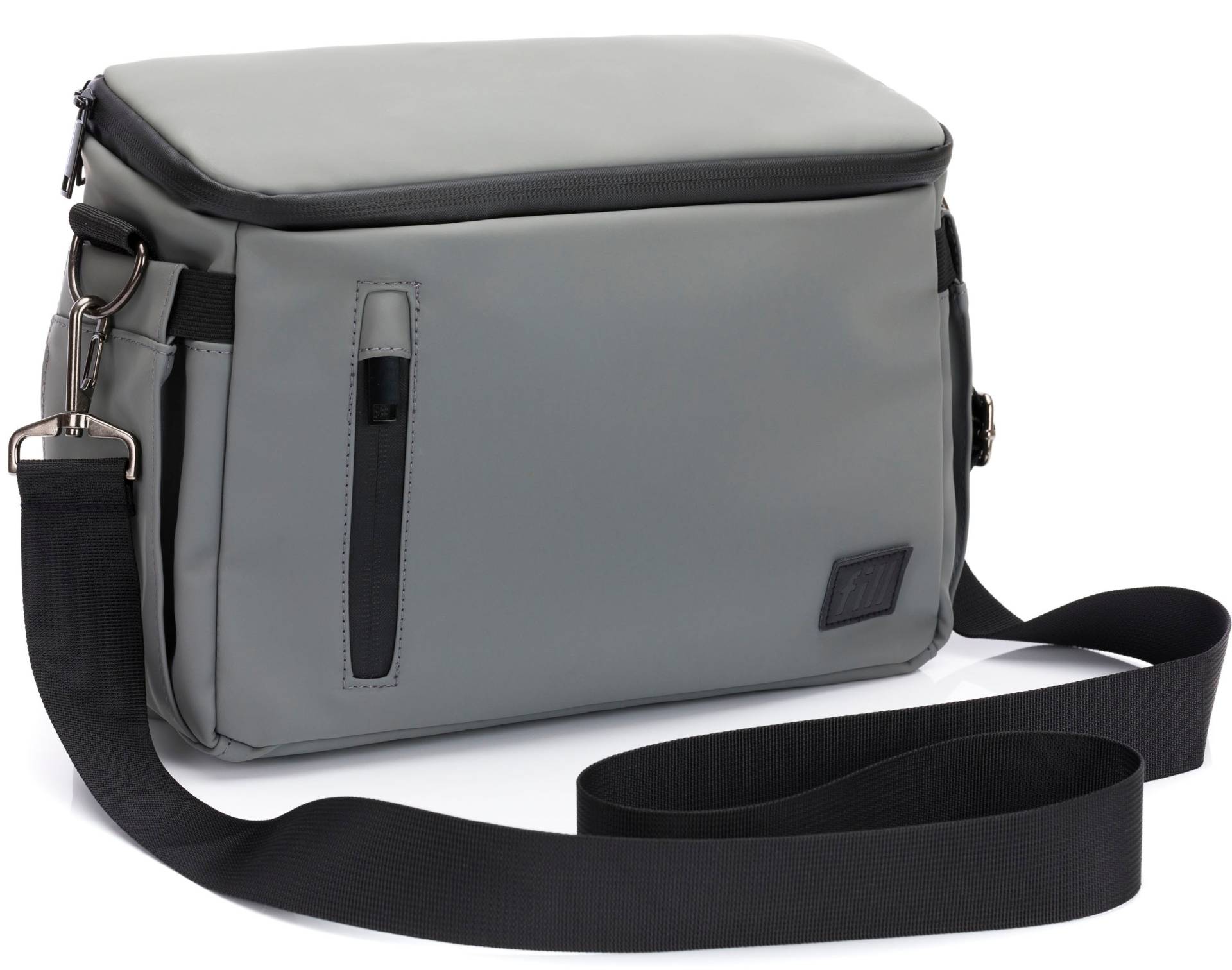 Fillikid Kinderwagen-Tasche "Buggy Organizer Larvik, grau" inkl. Wickelunterlage von fillikid