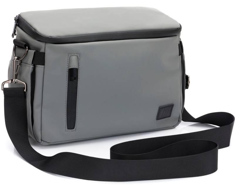 Fillikid Kinderwagen-Tasche "Buggy Organizer Larvik, grau" inkl. Wickelunterlage von fillikid