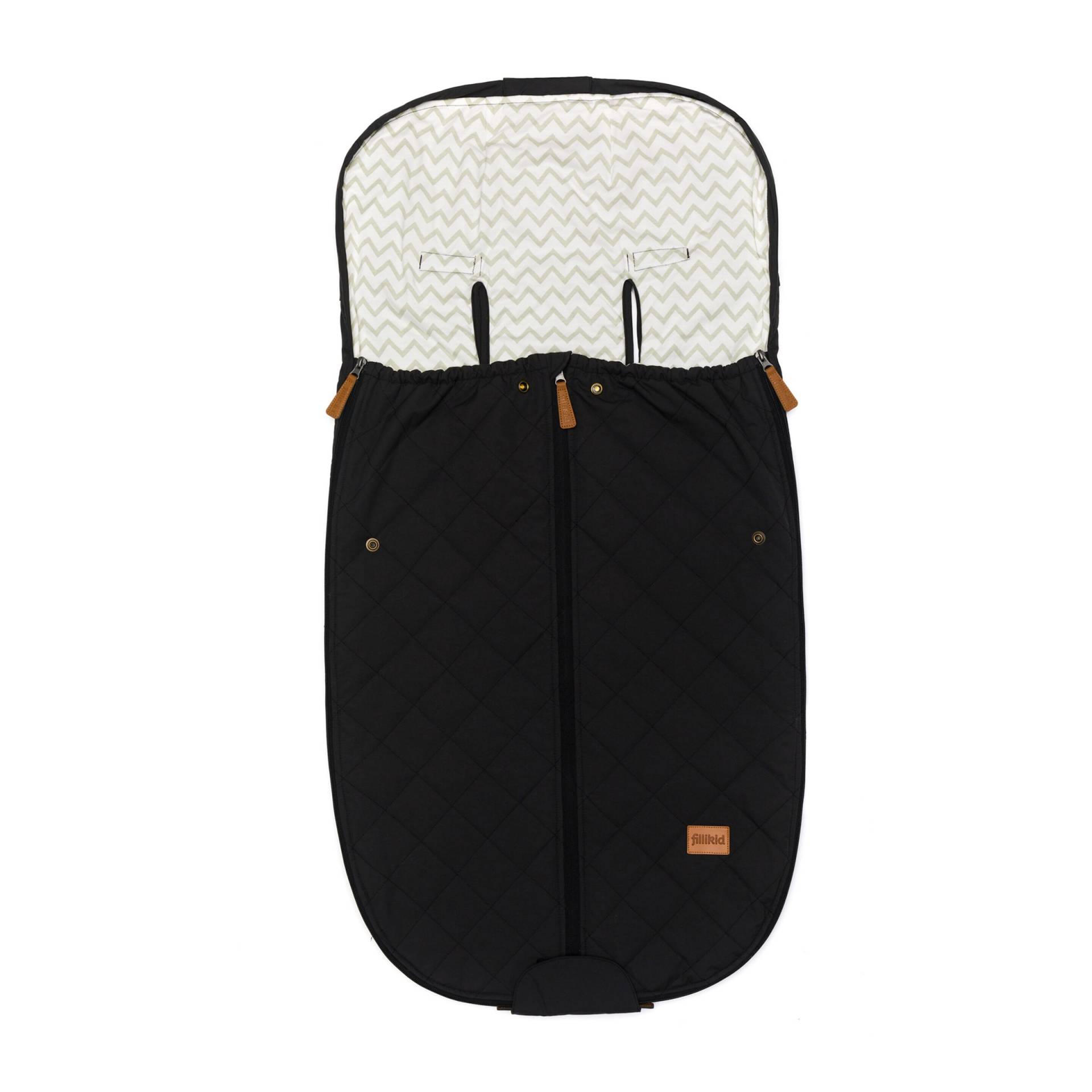 Fillikid Sommerfußsack Light Big für Kinderwagen, Buggy schwarz von fillikid