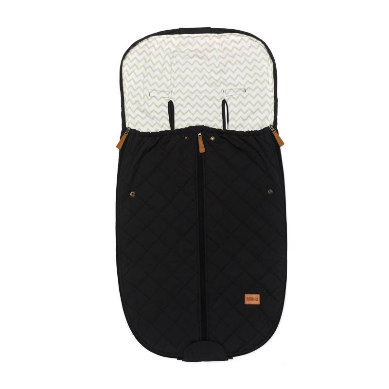 Fillikid Sommerfußsack Light Big für Kinderwagen, Buggy schwarz von fillikid