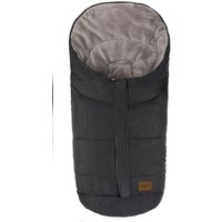 fillikid Winterfußsack Eiger Soft Gr.0 Melange Schwarz von fillikid