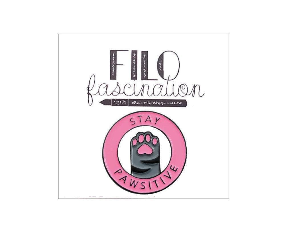 Pin Stay Pawsitive Junk Journal Planer Planner Diary Bujo Motivation Pin Stay Pawsitive Junk Journal Planer Planner Diary Bujo Motivation von filofascinationCOM