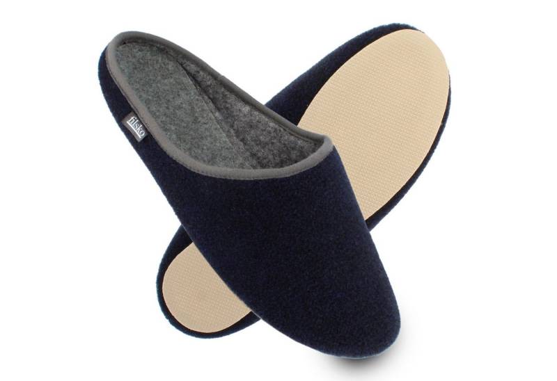 filsko Abisko Filzpantoffeln Damen Herren Hausschuh Filzpantoffeln, Leichtgewicht, Gästehausschuhe, Slip-On, Gummisohle von filsko