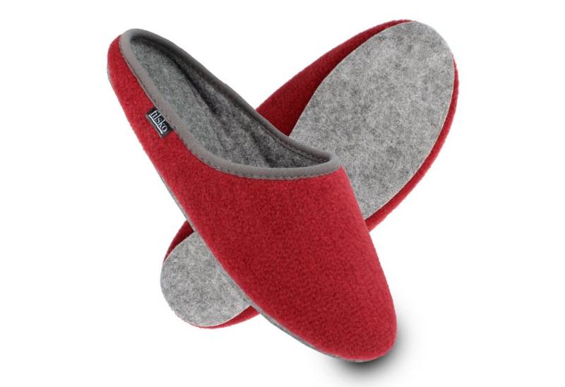 filsko Klassiker Herren Damen Kinder Hausschuh Filzsohle nur 85g leicht, warme Hausschuhe von filsko