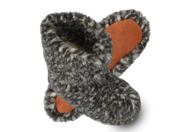 filsko Nordkapp Warme Wollsocken HausSchuhe für Damen und Herren Hausschuh mit wolle gefüttert, wärmend von filsko