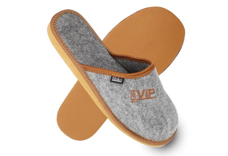 filsko Staun VIP MEN Herren Hausschuh Stickerei VIP MEN von filsko