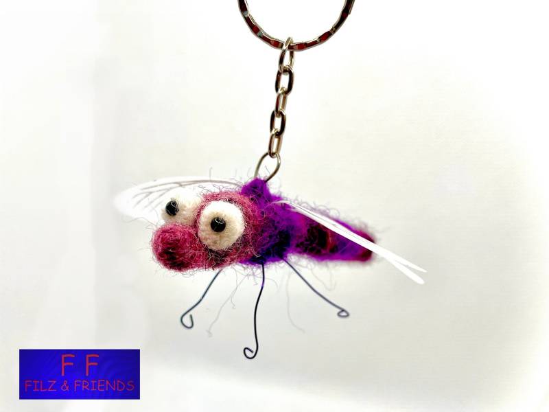 Libelle Anhänger, Autospiegelanhänger, Deko Libelle Anhänger, Autospiegelanhänger, Deko von filzundfriends