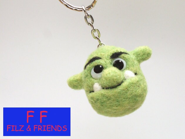 Monster Schlüsselanhänger, Gnubi Monster Schlüsselanhänger, Gnubi von filzundfriends