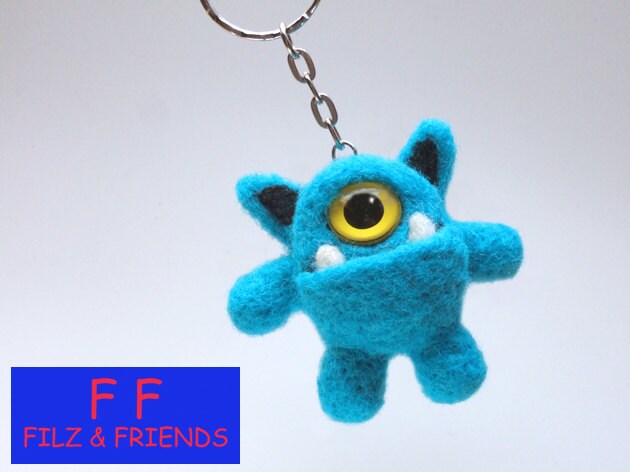 Monster Schlüsselanhänger, Kleiner Beisser Monster Schlüsselanhänger, Kleiner Beisser von filzundfriends