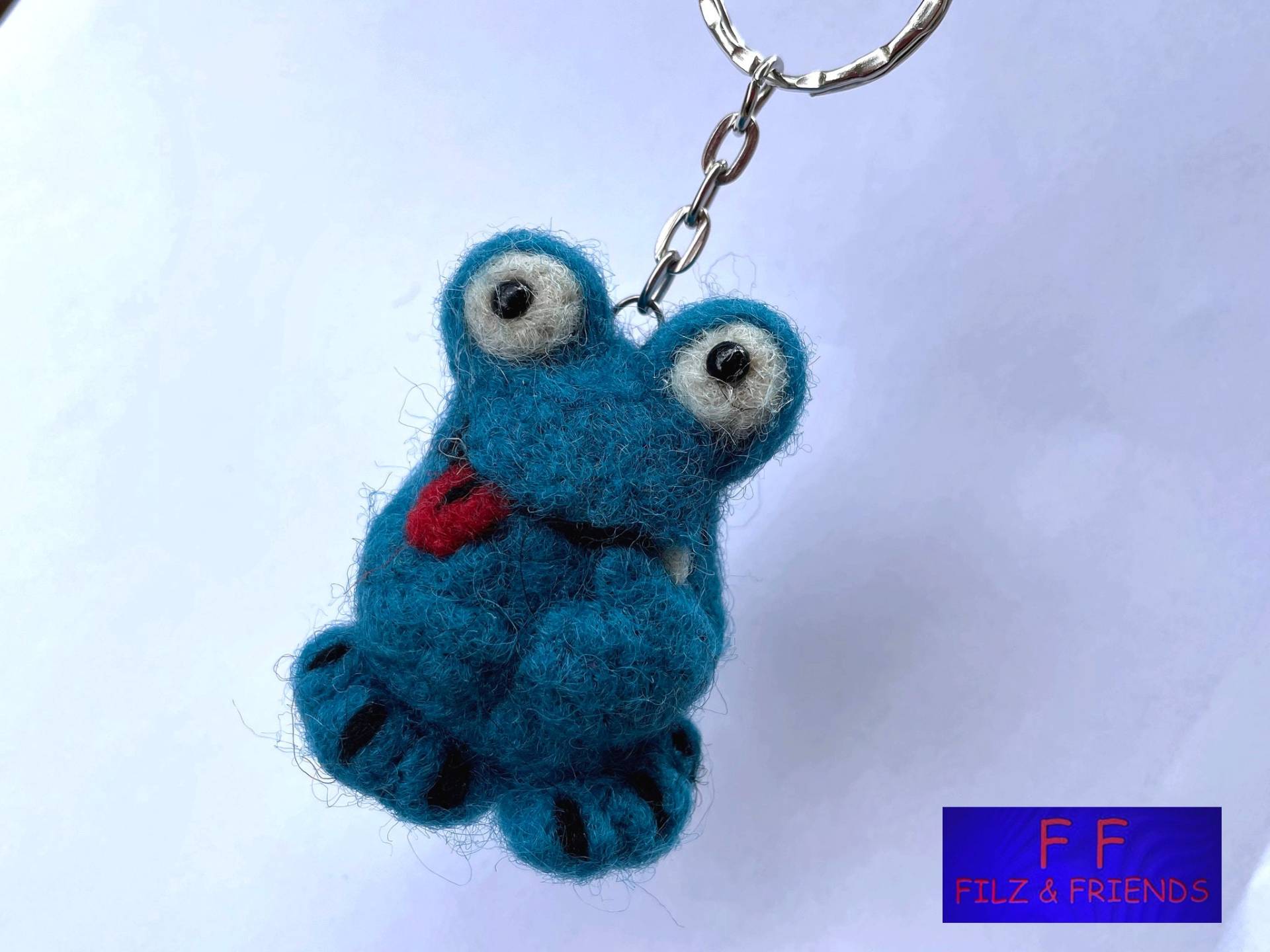 Monster Schlüsselanhänger Froggy Monster Schlüsselanhänger Froggy von filzundfriends