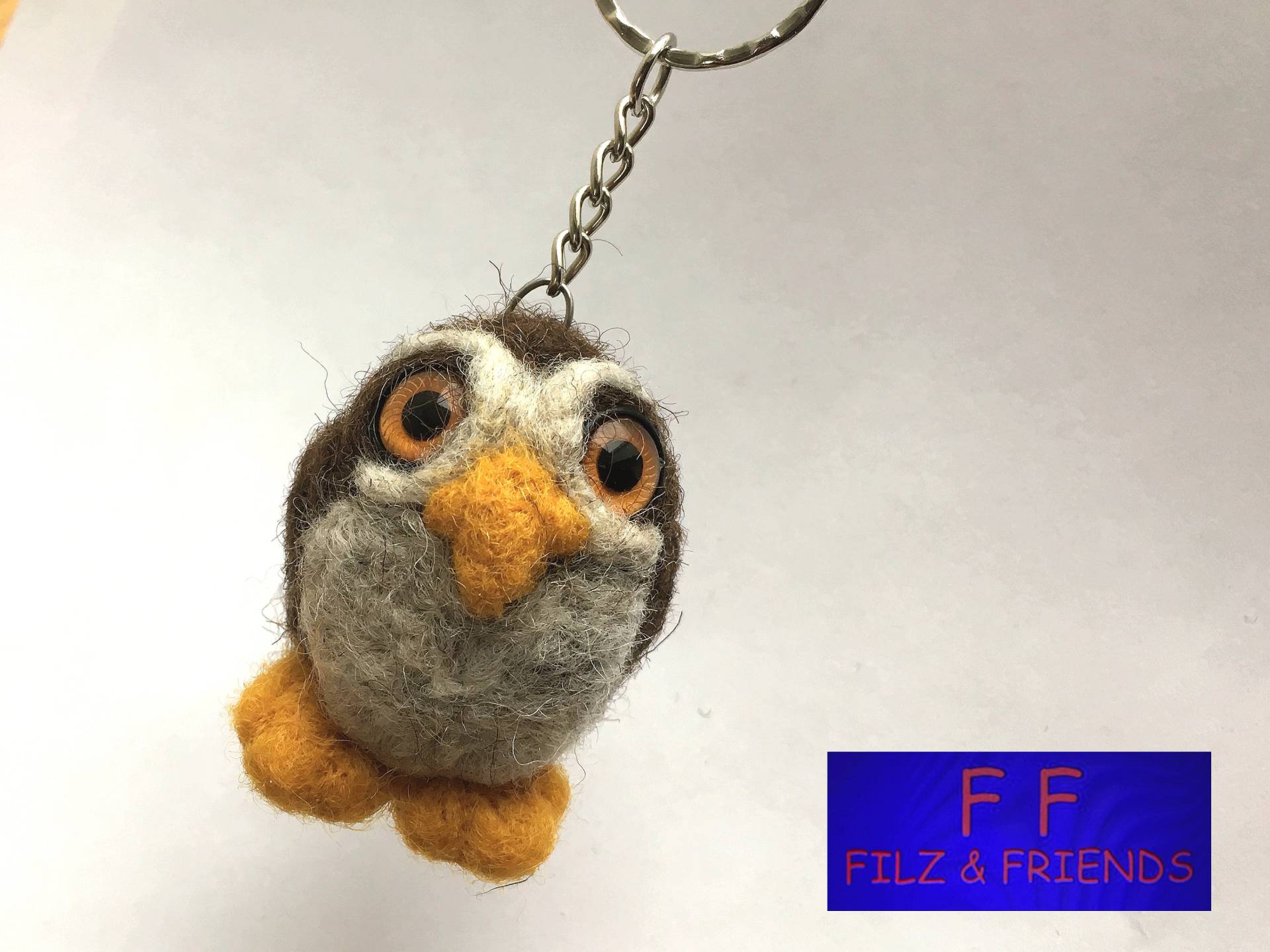 Schlüsselanhänger Eule Schlüsselanhänger Eule von filzundfriends