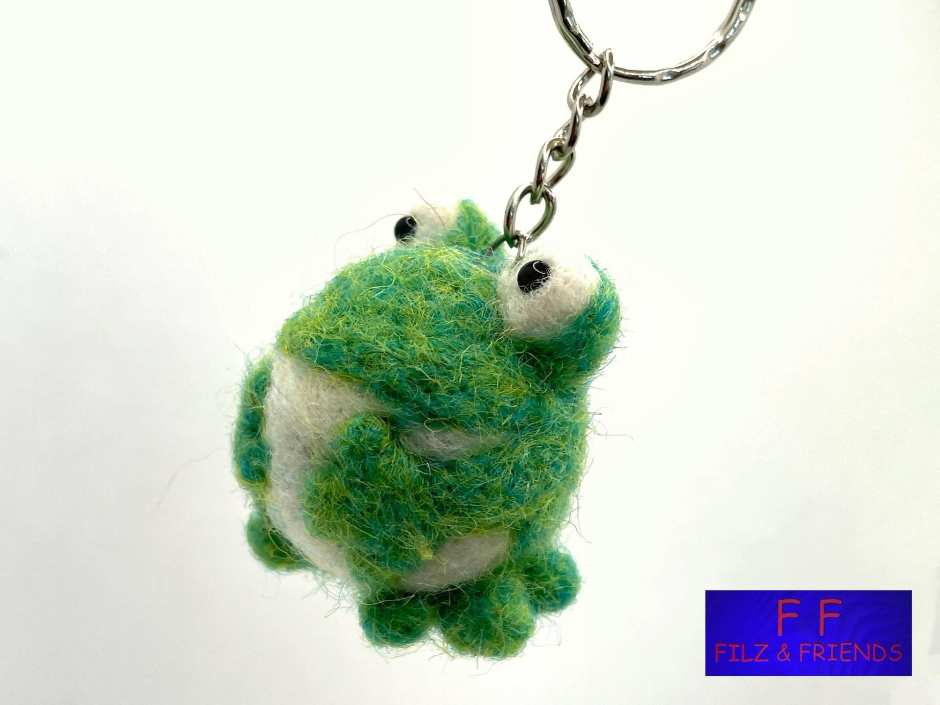 Schlüsselanhänger Frosch Schlüsselanhänger Frosch von filzundfriends
