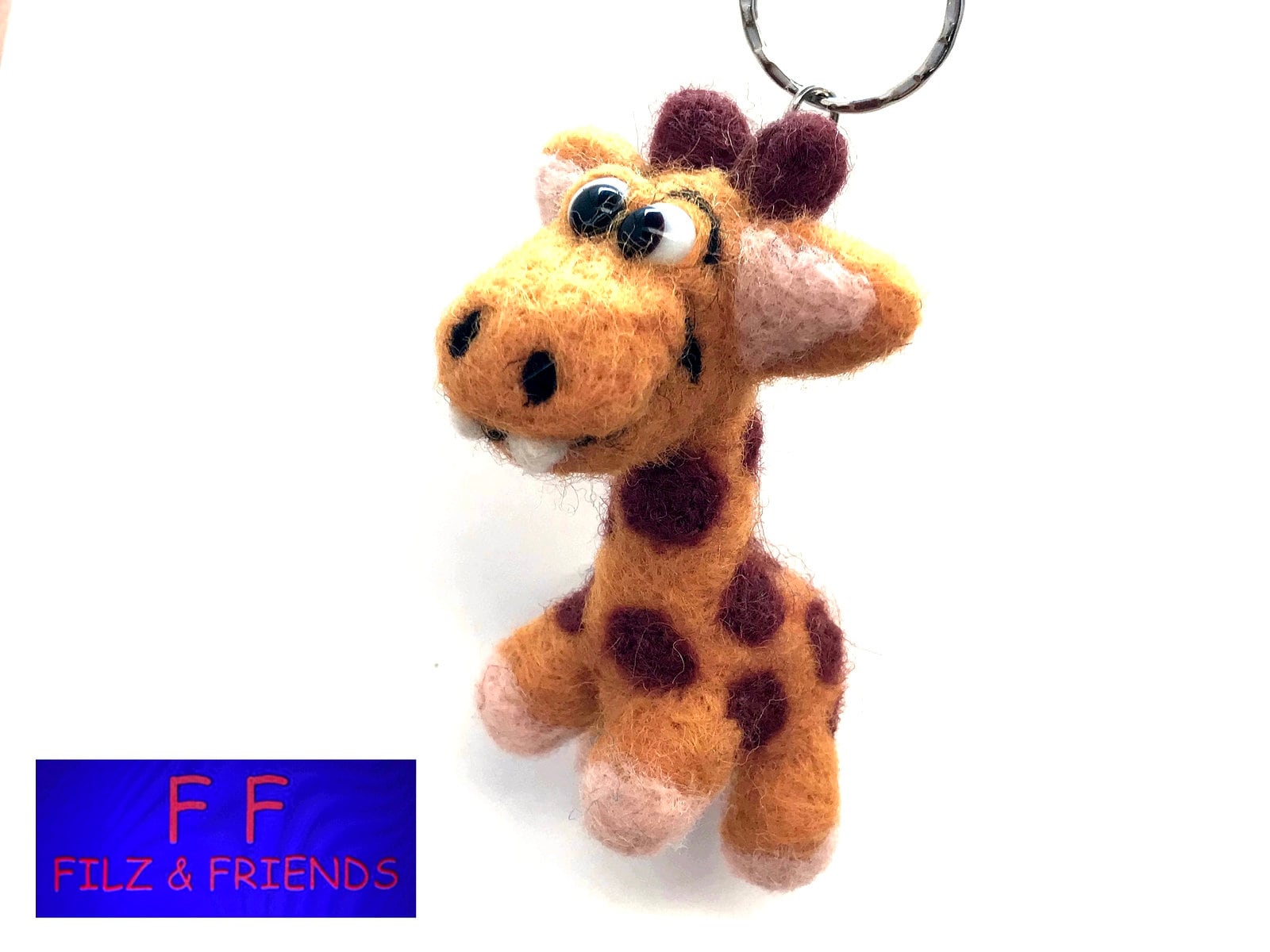 Schlüsselanhänger Giraffe Schlüsselanhänger Giraffe von filzundfriends