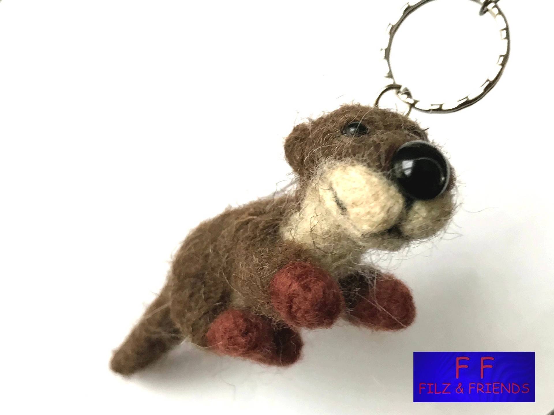 Schlüsselanhänger Otter Schlüsselanhänger Otter von filzundfriends