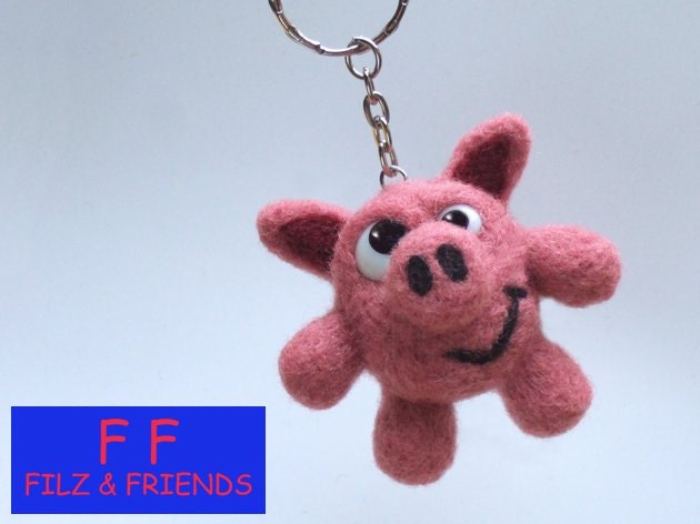 Schlüsselanhänger Unikat Filz Schlüsselanhänger Unikat Filz von filzundfriends