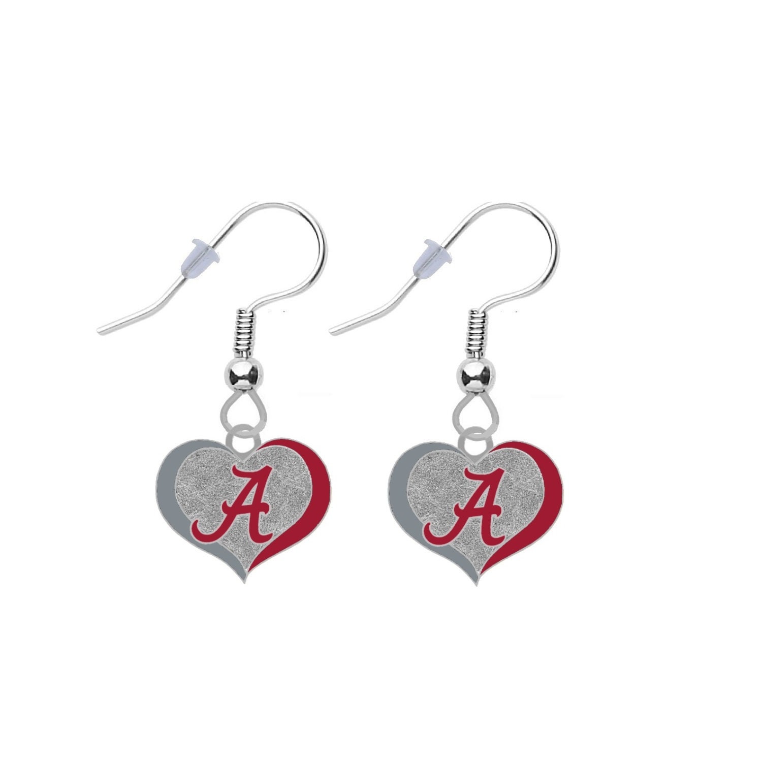 Alabama Swirl Herz Ohrringe von finaltouchgiftsco