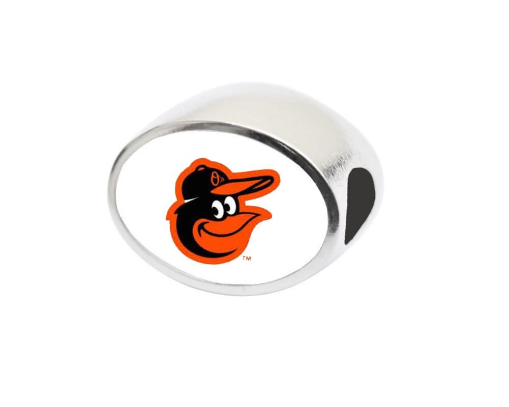 Baltimore Orioles Bead Kompatibel Mit Pandora Style Bracelets von finaltouchgiftsco