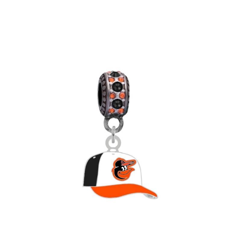 Baltimore Orioles Cap Charm Kompatibel Mit Pandora Style Armbänder. Kann Auch Als Halskette Getragen Werden | Inkl von finaltouchgiftsco