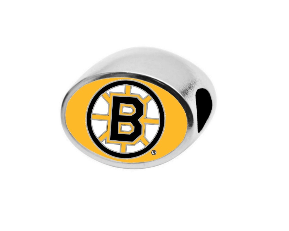 Boston Bruins Bead Kompatibel Mit Pandora Style Bracelets von finaltouchgiftsco