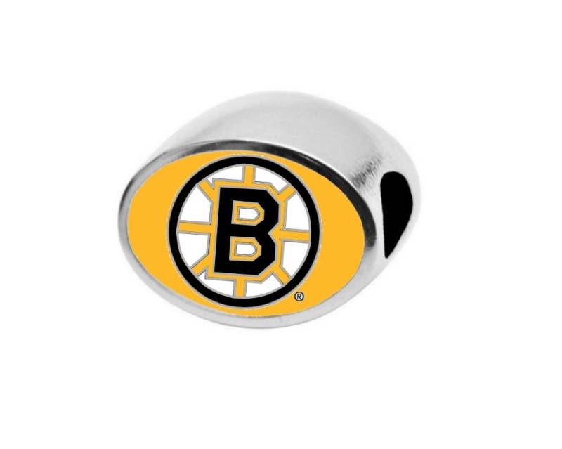 Boston Bruins Bead Kompatibel Mit Pandora Style Bracelets von finaltouchgiftsco