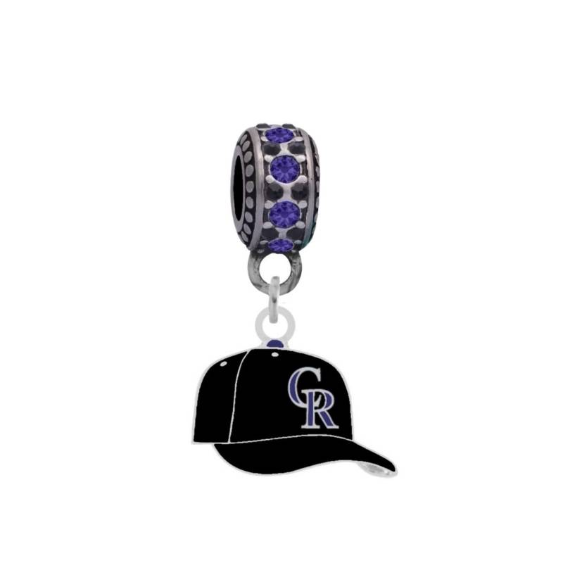 Colorado Rockies Cap Charm Kompatibel Mit Pandora Style Armbänder. Kann Auch Als Halskette Getragen Werden | Inkl von finaltouchgiftsco