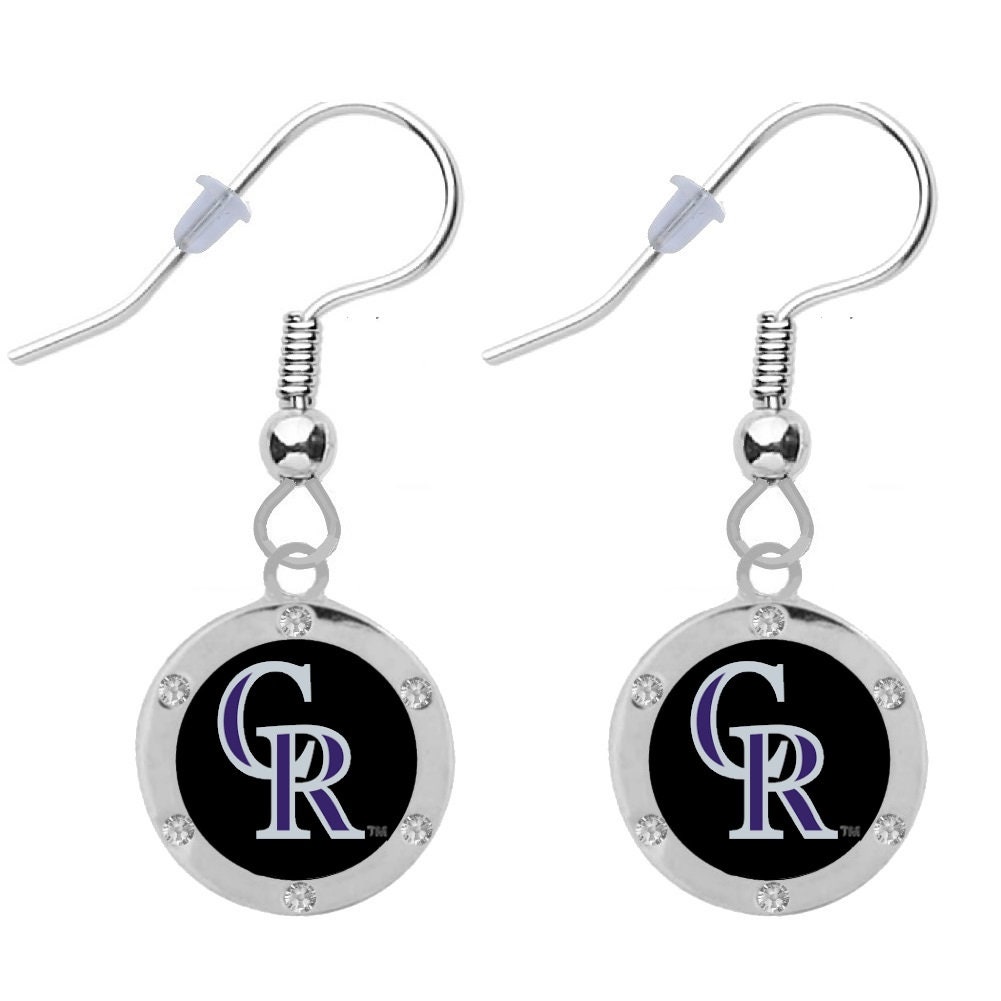 Colorado Rockies Kristall Ohrringe von finaltouchgiftsco