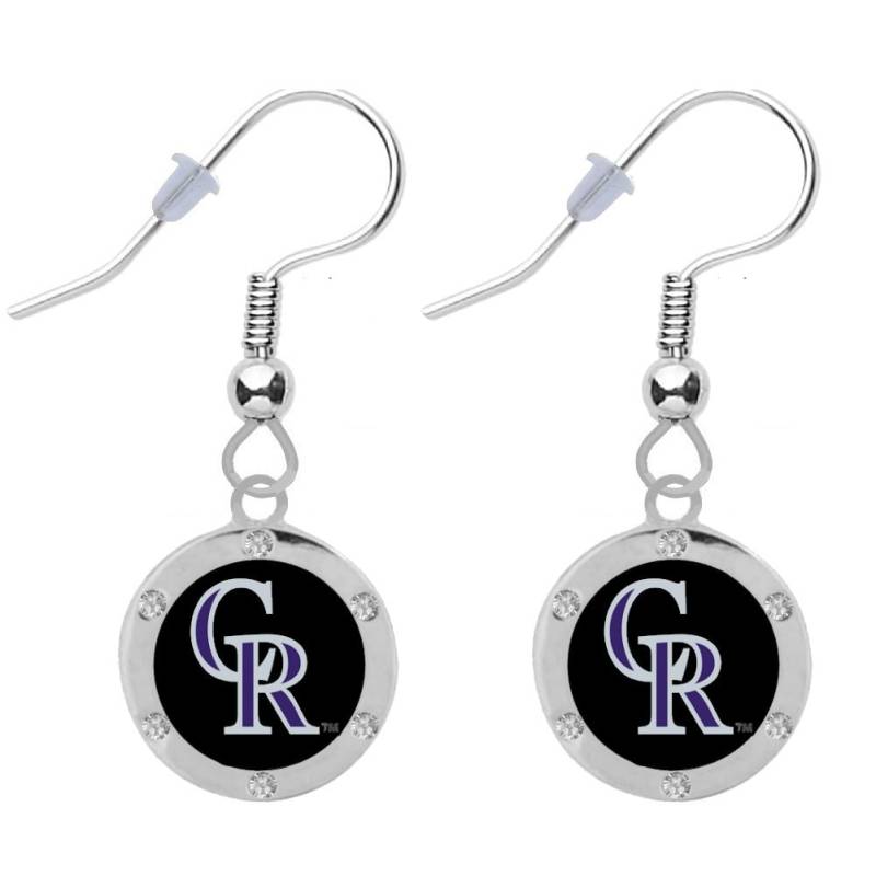 Colorado Rockies Kristall Ohrringe von finaltouchgiftsco