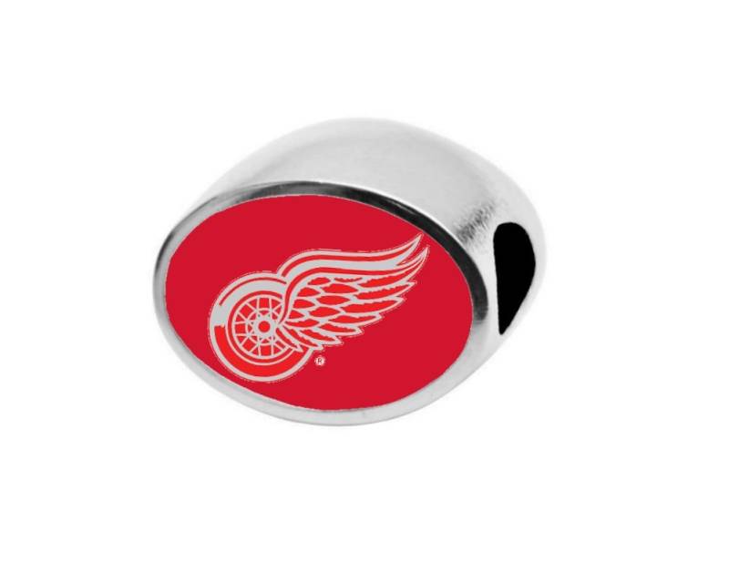 Detroit Red Wings Bead Kompatibel Mit Pandora Style Armbänder von finaltouchgiftsco