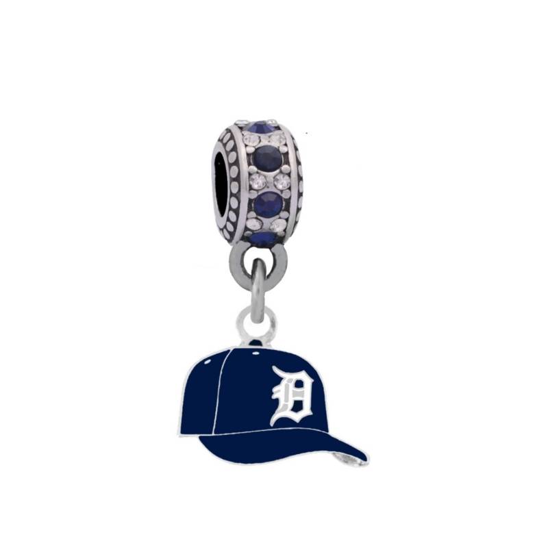 Detroit Tigers Cap Charm Kompatibel Mit Pandora Style Armbänder. Kann Auch Als Halskette Getragen Werden | Inkl von finaltouchgiftsco