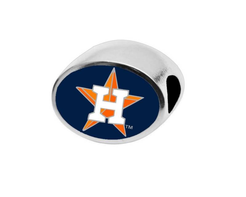 Houston Astros Bead Kompatibel Mit Pandora Style Armbändern von finaltouchgiftsco