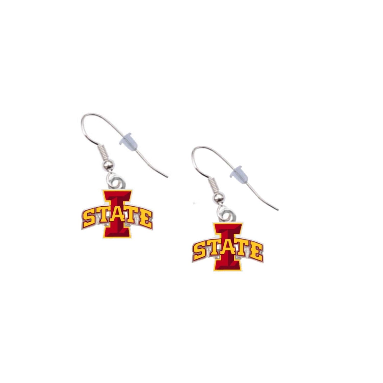Iowa State Logo-Ohrringe von finaltouchgiftsco