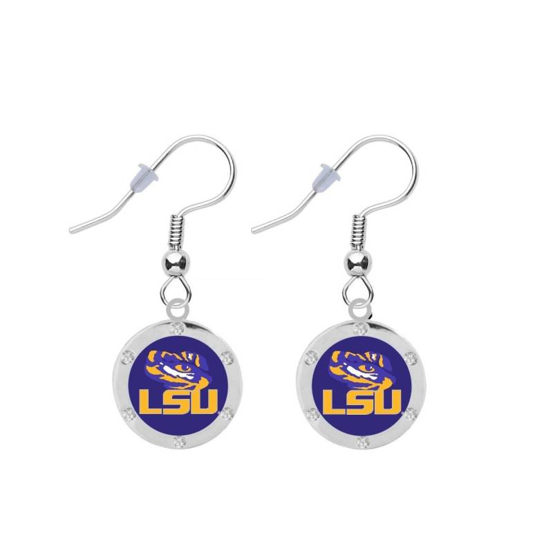 Lsu Crystal Ohrringe von finaltouchgiftsco