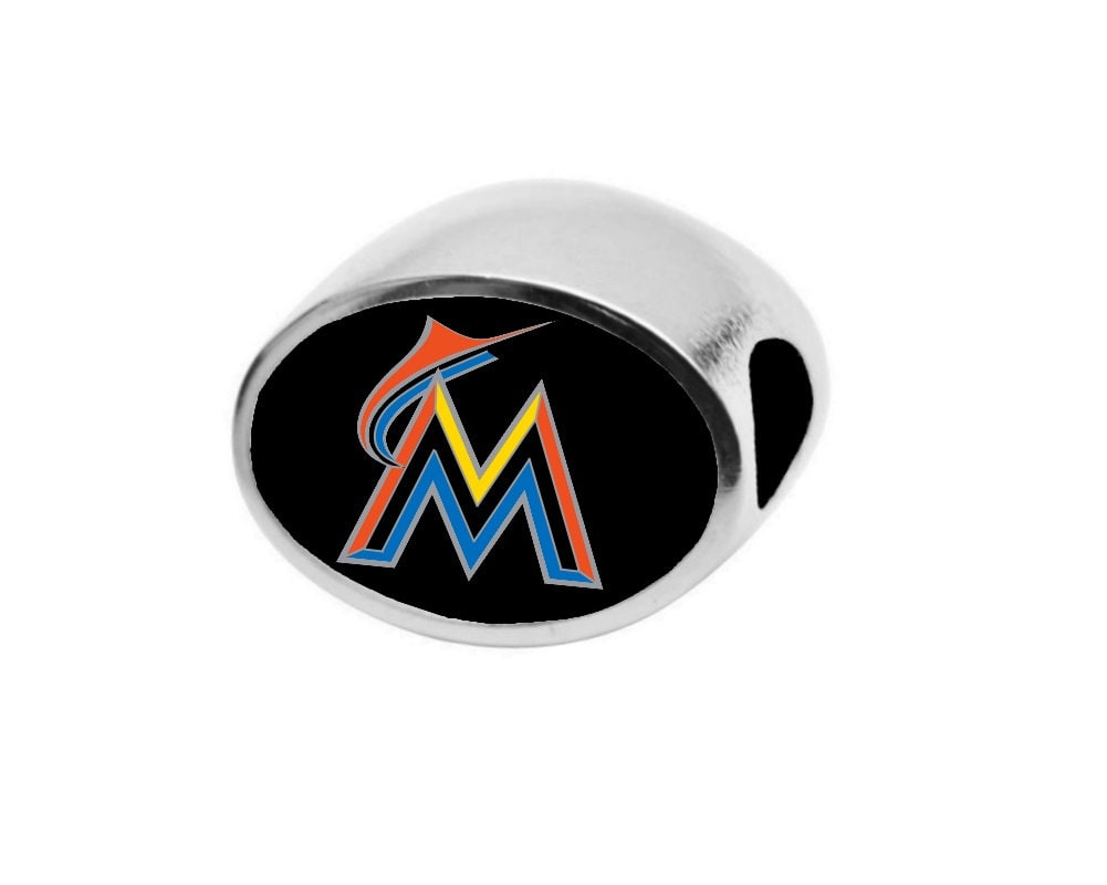 Miami Marlins Bead Kompatibel Mit Pandora Style Bracelets von finaltouchgiftsco