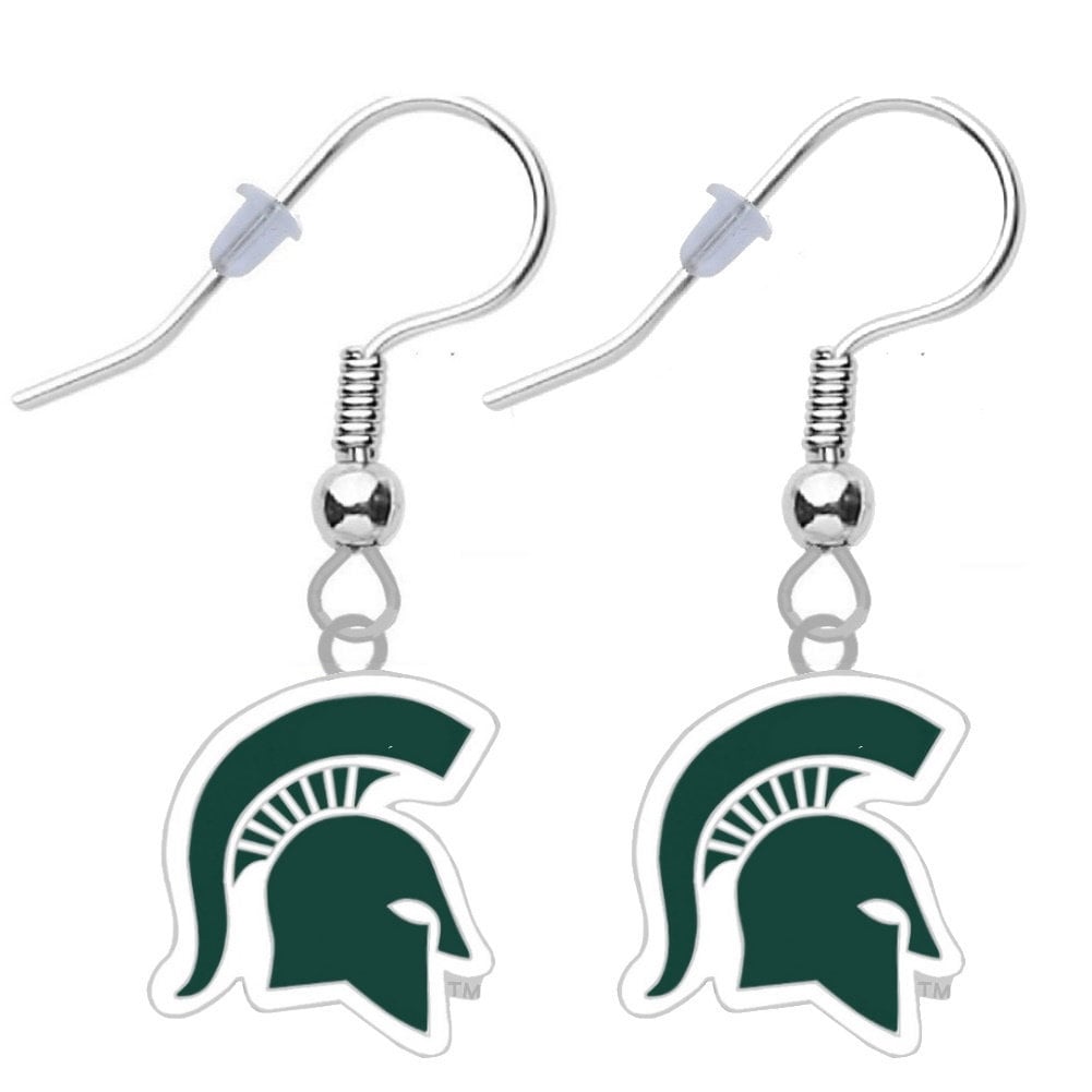 Michigan State Logo-Ohrringe von finaltouchgiftsco