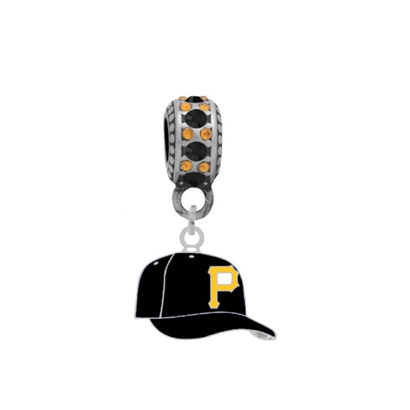 Pittsburgh Pirates Cap Charm Kompatibel Mit Pandora Style Armbändern. Kann Auch Als Halskette Getragen Werden | Inkl von finaltouchgiftsco