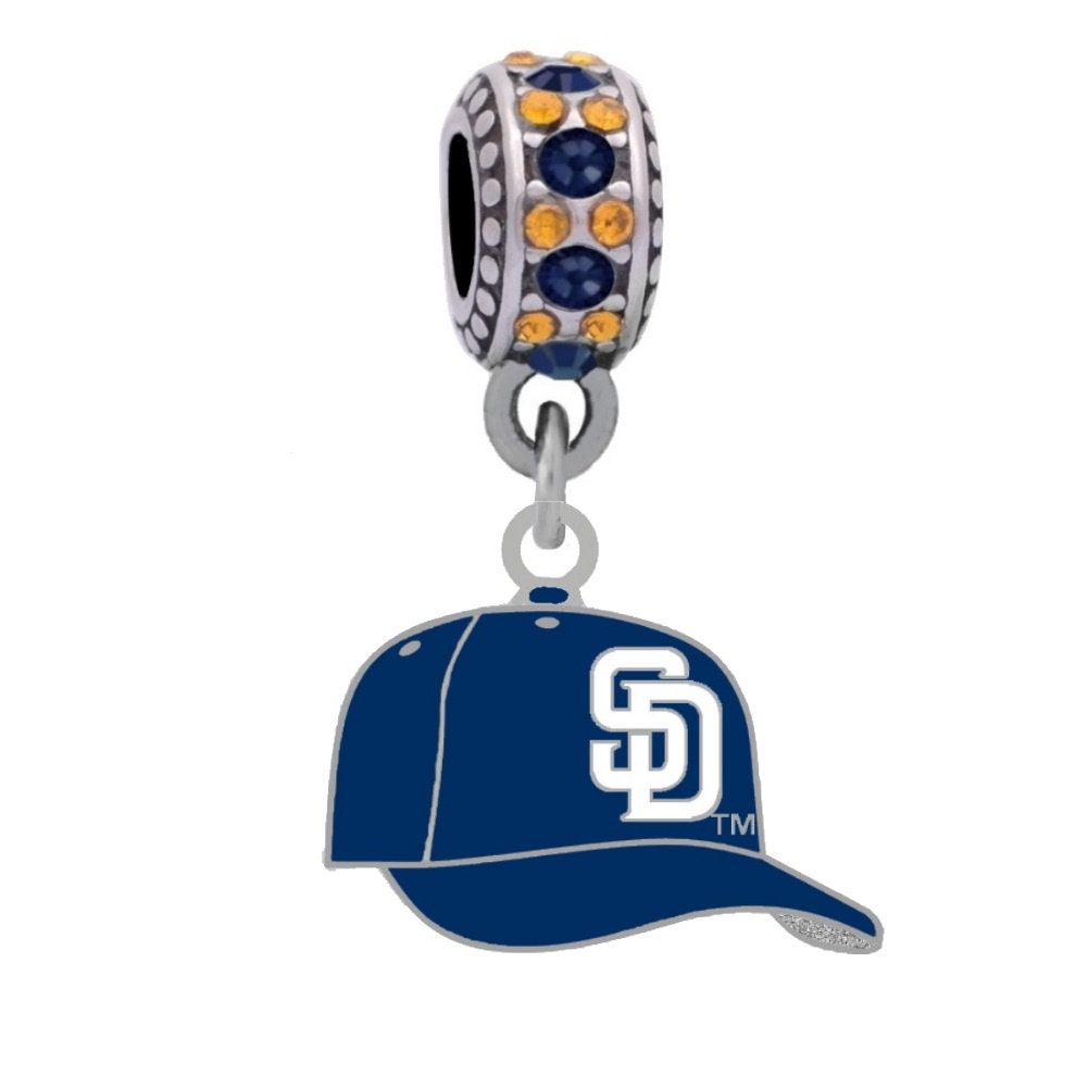 San Diego Padres Cap Charm Kompatibel Mit Pandora Style Armbänder von finaltouchgiftsco